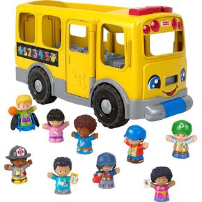 Fisher-Price Little People Toddler Toy Big School Bus School Bus and Community Perners ، و Musical Abject chabling chingly for beving feens 1+ exten in Saudi Arabia