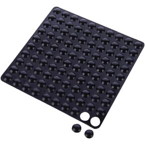 100 قطعة من جزيئات المطاط الملطفة للضوضاء من STOBOK لحشو الجدران والباب وعازل للصوت وسادات ممتصة للصدمات ذاتية اللصق in Kuwait