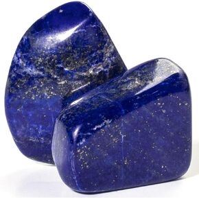 KALIFANO Tumbled Lapis Lazuli Bundle - AAA+ Jewelry Grade Reiki Crystal Used for Calming Anxiety - Piedras Caidas for Wicca/Healing - Information Card Included (Family Owned) in Saudi Arabia