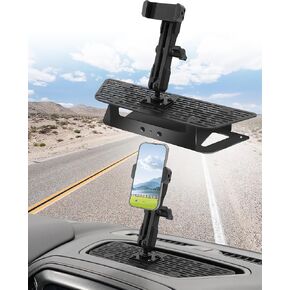 360 ° Adjustment 2024 F250 Dash Mount ، 2023+ F250 F350 F450 Metal Dash Mount حامل الهاتف متوافق مع 2023+ Ford Super Duty ، لاصق قوي في الأسفل ، يسهل تثبيته in Kuwait