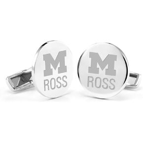 أزرار أكمام ميشيغان روس من الفضة الاسترليني in Kuwait