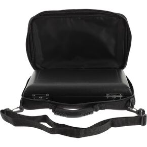 Pu Leather Oboe Case and Portable Instrument Bag Set, Black Oboe Storage Container with Shoulder Strap, Two-piece Wind Instrument Carrying Case for Travel and Protection in Kuwait