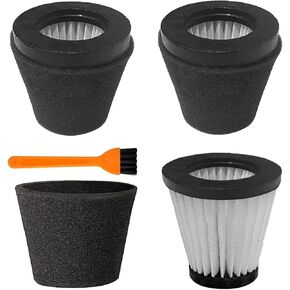 3 Pack Vacuum Filters with Brush for Dirt Devil Scorpion Handheld Vacuum Cleaner Style F117, Compare to Parts AD40117 in Kuwait
