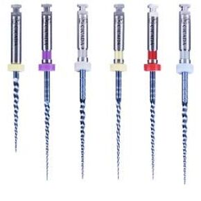 Vivid CruzFlex-B 21mm - Endo Rotary Niti Files - A Triangular Cross Section Reduces Contact with The Canal Wall - Assorted in Kuwait