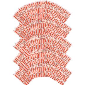 أكياس الفشار الورقية حصص فردية، حقيبة الفشار الورقية للاستعمال مرة واحدة، أكمام كبيرة من الفشار لآلة الفشار وحفلات الكرنفال وحزم الوجبات الخفيفة الليلية (80 حزمة) in Kuwait