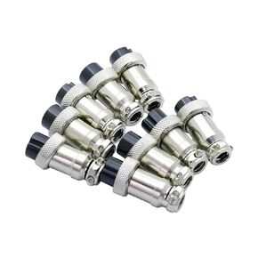 100Pcs/lot GX16 Jack Male & Female 2/3/4/5/6/7/8/9/10Pins 16mm L70-78 Circular Socket Panel XLR Wire Connector(Male Insert,4Pin) in Saudi Arabia