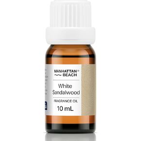 شاطئ مانهاتن - خشب الصندل الأبيض، زيت ناشر فاخر مستوحى من عطر سانتال-33 - زيت عطري للناشرين والصناعات بالموجات فوق الصوتية وبدون ماء - 10 مل، زجاجة زجاجية سعة 0.34 أونصة سائلة in Kuwait