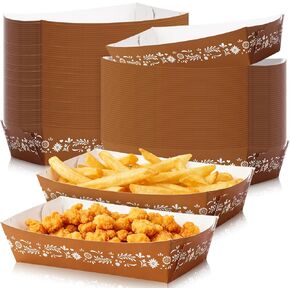 50 Pcs Mexican Snack Trays, Cielito Lindo Party Decoration, Platos De Barro Mexicanos Paper Food Trays Fiesta Decor for Cielito Lindo Baby Shower Mexican Party Supplies Cinco De Mayo Favor in Kuwait