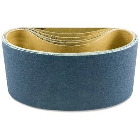 3 X 21 Inch 36 Grit Metal Grinding Zirconia Sanding Belts, 4 Pack in Kuwait