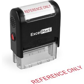 Reference ONLY Self Inking Rubber Stamp - Red Ink (ExcelMark A1539) in Saudi Arabia