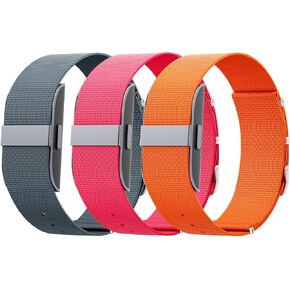 3 عبوات من الأشرطة البديلة المصنوعة من النايلون المتوافقة مع فرقة هيوم - حلقة رياضية قابلة للتنفس ومقاومة للعرق لفرقة هيوم الصحية - إبزيم معدني وحلقة إغلاق - حزام معصم قابل للتعديل لتتبع اللياقة البدنية in Kuwait