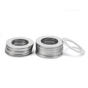 Washers,Flat Washer, Lock washers 20pcs Stainless Steel Flat Washer, Thickness 0.1mm Ultra Thin Gasket, M10 to M20 Precision Adjusting(M14x20) in Kuwait