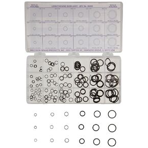 Spring Steel Round Lengthening Shim Assortment (270 Piece),Inch, With Case in Kuwait