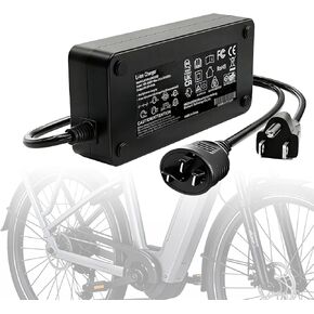 شاحن ذكي للبطارية السريعة 42 فولت 2 أمبير لبطارية ليثيوم بوش الكهربائية 36 فولت، متوافق مع خط أداء الدراجة الكهربائية من بوش، ونماذج الخط النشط وCX، تصميم مضغوط، معتمد من SGS in Kuwait