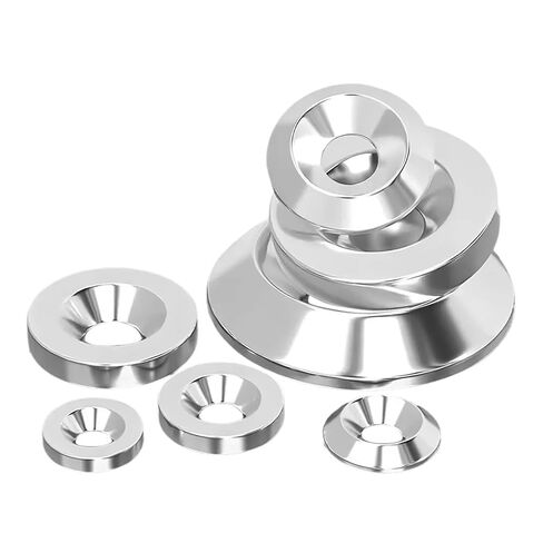 Conical Countersunk Washer Concave Conical Washer Convex Tapered Cone Countersunk Gasket Umbrella Flat Head Solid M3 M4M5 M6 M8 M10(Cone M8x20x5 (5pcs)) in Saudi Arabia