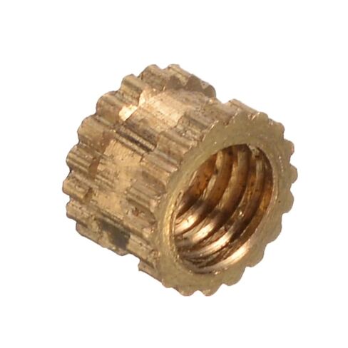 Qinlu-غسالات 4.2 مللي متر Knurl خيط إدراج M3 * 3 مللي متر نحاس Knurl خيط إدراج خيط معدني مستدير 100 قطعة ، لإصلاح المصانع in Kuwait