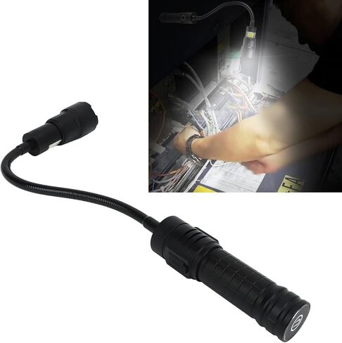 LED Work Light Magnetic with Flexible Hose 360 Degree Telescopic Zoom for Auto Repair Camping Aluminum Alloy for Machine Tools Warehouse in Saudi Arabia