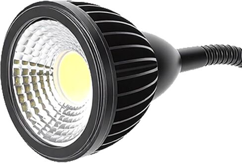 Fockety ضوء العمل المغناطيسي، 7W LED ضوء العمل مع معقوفة مرنة وقاعدة مغناطيسية، مصباح أداة آلة LED لورشة العمل، مخرطة CNC، مقعد العمل، آلة الخياطة (قابس الولايات المتحدة) in Saudi Arabia