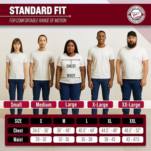 Campus Colors NCAA Adult Unisex Overtime Classics T-Shirt, Tag-Less Ringspun Cotton, Short Sleeve College Tees in Saudi Arabia