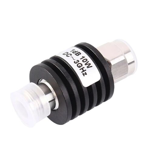 10 واط N نوع المخفف DC-3Ghz N ذكر إلى أنثى RF قابس طاقة محوري ذكر إلى جاك أنثى 50Ohm 1/2/3/5/6/10/15/20/30/40db(1DB) in Kuwait