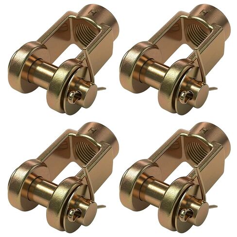 10 Pack Slack Adjuster Clevis Pin Kit for Air Brake Chambers with 1/2'' Pin Push-Rod Clevis, 5/8'' Female Thread Standard Stroke Clevis-Yoke Replaces 1245C185 in Saudi Arabia