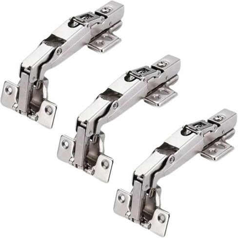 165 درجة خزنة من الفولاذ المقاوم للصدأ باب مفصلات مخفية عازلة المثبط الهيدروليكي لينة إغلاق هادئة 1 قطعة (إدراج تضمين) in Kuwait