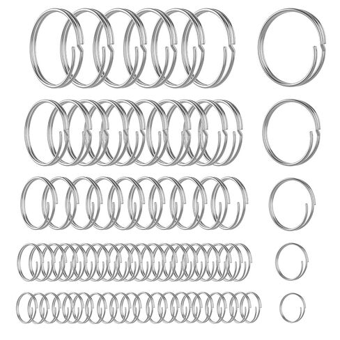 115 Pcs Stainless Steel Cotter Rings with Dual-Coil Design – 5 Size Split Rings for Clevis Pins, Extra Strength & Rust Resistance for Marine and Trailer Use in Saudi Arabia