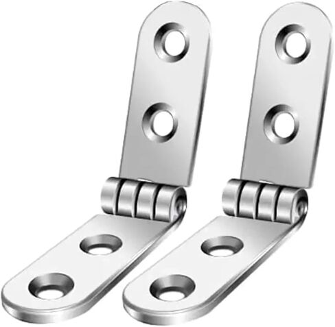 180 Degree Foldable Flap Screw-On Hinges Sewing Machine Cabinet Door Furniture Hardware Accessories 2Pcs(1pc) in Saudi Arabia