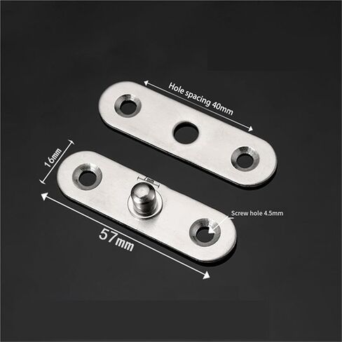 مفصلات أبواب خزانة مطبخ من الفولاذ المقاوم للصدأ تدور 360 درجة، 20 قطعة in Kuwait