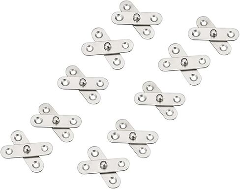 مفصلات أبواب خزانة مطبخ من الفولاذ المقاوم للصدأ تدور 360 درجة، 20 قطعة in Kuwait