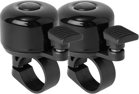 جرس دراجة مكون من قطعتين، جرس دراجة عالي الصوت للبالغين والأطفال، قرن دراجة صغير مقاوم للصدأ متوافق مع مقود الدراجة الجبلية MTB BMX سكوتر in Kuwait