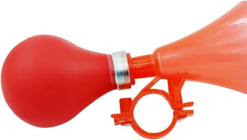 قطع غيار الدراجة الرياضية الخارجية قطعتان من بوق دراجة الأطفال باليد، جرس دراجة للأطفال، بوق هوائي للفتيات أو الأولاد، أحمر in Kuwait