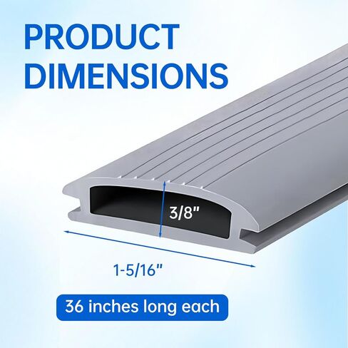 2 قطعة 36 بوصة إدراج استبدال الفينيل لعتبات الألومنيوم ارتفاع قابل للتعديل مع الأختام 1-5/16 × 3/8 إدراج استبدال الفينيل للجبهة تحت الباب الطقس تجريد الختم الخارجي in Kuwait