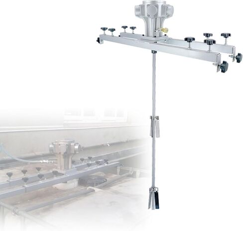 محرض IBC هوائي، جهاز تحريك سائل الهواء سعة 1000 لتر مع شفرة 250 مم، سرعة قابلة للتعديل 0-1000 دورة في الدقيقة، مروحة قابلة للطي، خلاط للطلاء in Kuwait