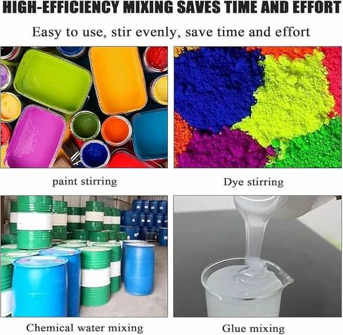 محرض الهواء لخزان IBC، خلاط هوائي 250 جالون 3/4 حصان، مروحة قابلة للطي، مع شماعة داعمة، آلة تحريك الطلاء 2600 دورة في الدقيقة لمواد طلاء طلاء الحبر in Kuwait