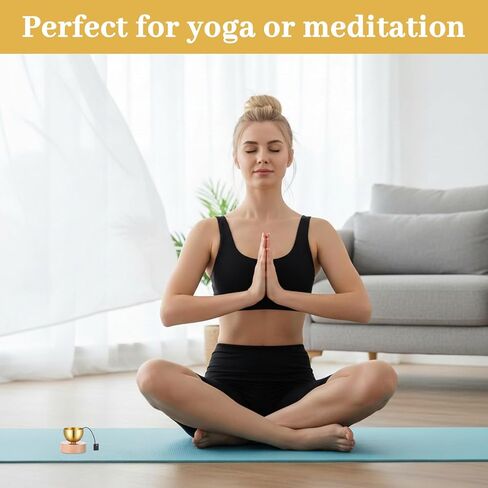 MIni Singing Bowl Set, Meditation Sound Bowl with Bag for Yoga, Meditation Relaxation, Mindfulness,Chakra Energy Healing, Self-Regulation, Stress Relief, Spiritual Gifts in Saudi Arabia