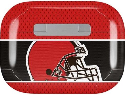 Skinit Decal Audio Skin Compatible with Apple AirPods Pro - Officially Licensed NFL Cleveland Browns Zone Block Design in Saudi Arabia