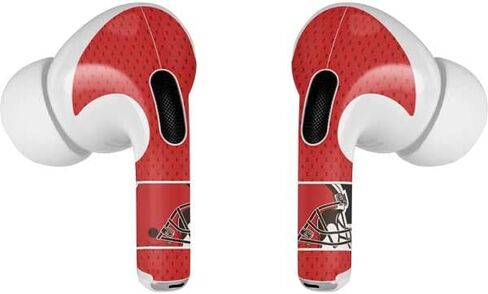 Skinit Decal Audio Skin Compatible with Apple AirPods Pro - Officially Licensed NFL Cleveland Browns Zone Block Design in Saudi Arabia