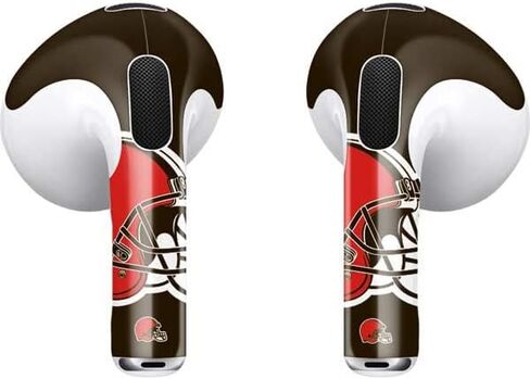 Skinit Decal Audio Skin Compatible with Apple AirPods (3rd Gen, 2021) - Officially Licensed NFL Cleveland Browns Large Logo Design in Saudi Arabia