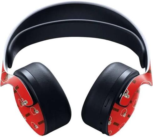 Skinit Decal Gaming Skin Compatible with Pulse 3D Wireless Headset for PS5 - Officially Licensed NFL Cleveland Browns Blitz Series Design in Saudi Arabia