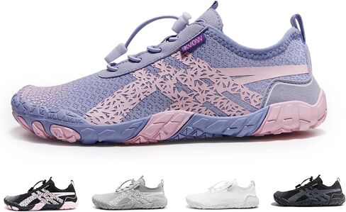 أحذية نسائية حافية القدم، أحذية مائية سريعة الجفاف وغير قابلة للانزلاق للنساء، صندوق عريض عند الأصابع خفيف الوزن للمشي لمسافات طويلة والماء والمشي واليوجا والشاطئ in Kuwait