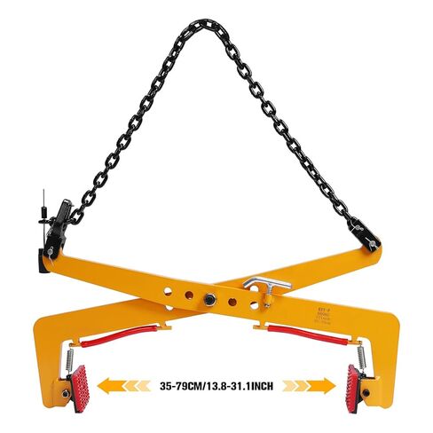 Generic 1323 Lbs Heavy Duty Stone Lifting Clamp Adjustable Range 13.8-31inch Heavy Duty Stone Carrying Clamps for Concrete Blocks Slate Sheets in Saudi Arabia