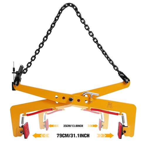 Generic 1323 Lbs Heavy Duty Stone Lifting Clamp Adjustable Range 13.8-31inch Heavy Duty Stone Carrying Clamps for Concrete Blocks Slate Sheets in Saudi Arabia