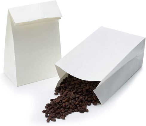 100 عبوة من أكياس ورق كرافت بنية بوزن 2 رطل لإخراج أكياس الغداء in Kuwait