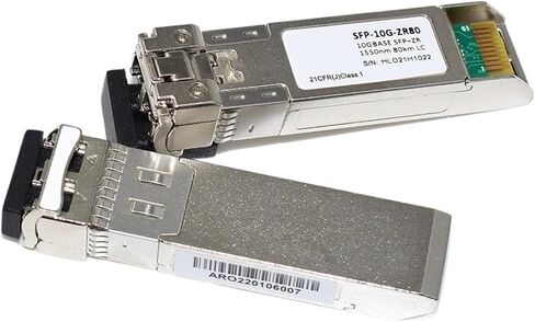 Optical Transceiver SFP-10G-ZR80 1550NM 80KM LC 10G Optical Module Original(2 Units) in Saudi Arabia