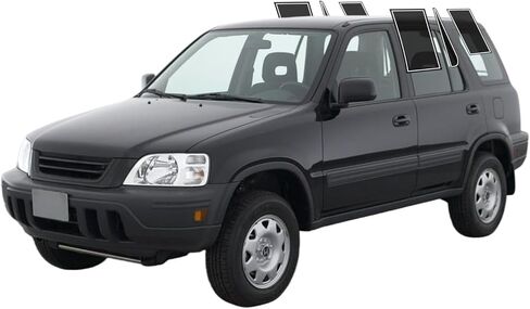AUTOTEK Precut Windows Tint Film All Sides Cars Sun Blocking Protection Privacy Anti Shatter Glass 2 Ply Film Any Tint Shade kit for Honda CRV 1997-2001 in Saudi Arabia
