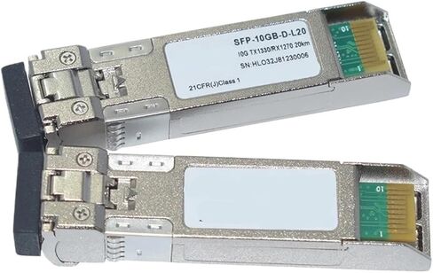 جهاز الإرسال والاستقبال البصري SFP-10GB-D-L20 BIDI TX1270/1330 20KM الوحدة البصرية الأصلية (5 أزواج) in Saudi Arabia