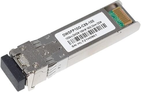 جهاز الإرسال والاستقبال البصري DW-SFP10G-ER21 10G C21 SFP + DWDM 40KM الوحدة البصرية الأصلية in Saudi Arabia