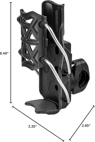 Adaptive Cycling & Motorcycle Cup Holder – Universal Bike/ATV/Boat Drink Mount, 360° Rotation Fit (Black) in Kuwait