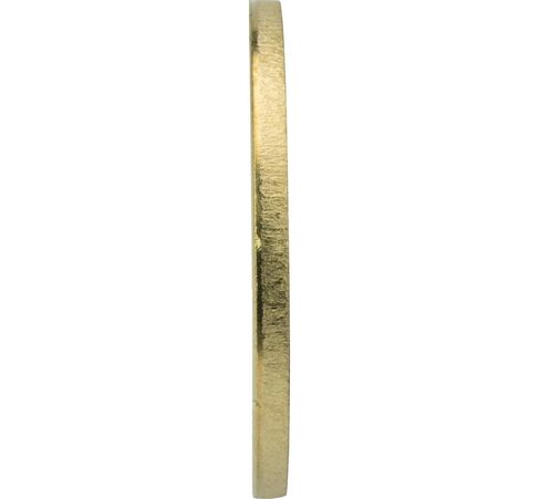 #8 Solid Brass Flat Washers, Commercial Standard, Grade 360, Plain Finish, Quantity 100 in Saudi Arabia